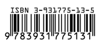 Barcode für ISBN 978-3-931775-13-1